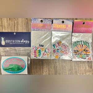 Simply Southern Set of Stickers Decals Mountains Good Vibes Doodles Summer NEW